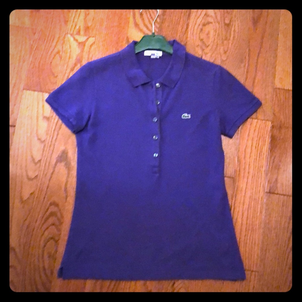 Lacoste 5 button polo